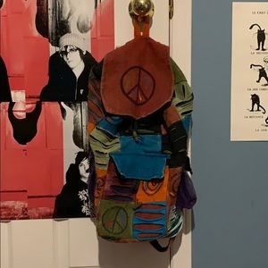 Patchwork Hippie Backpack